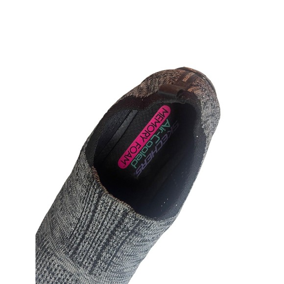 Skechers Goga Max Womens 8 Go Walk Lightweight Gray Mesh Comfort Walking Shoes - Picture 8 of 10